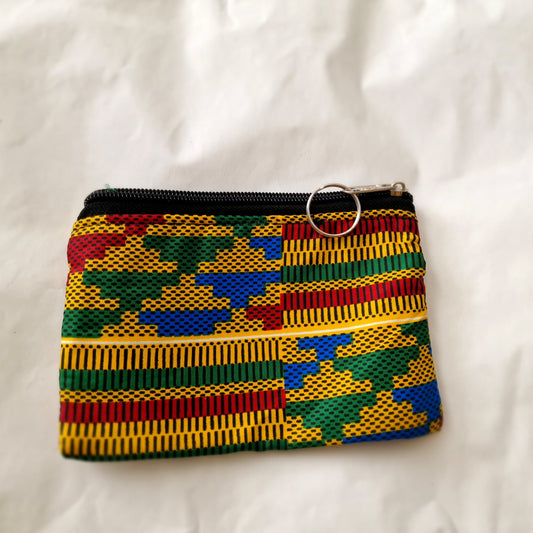 Small african print purse