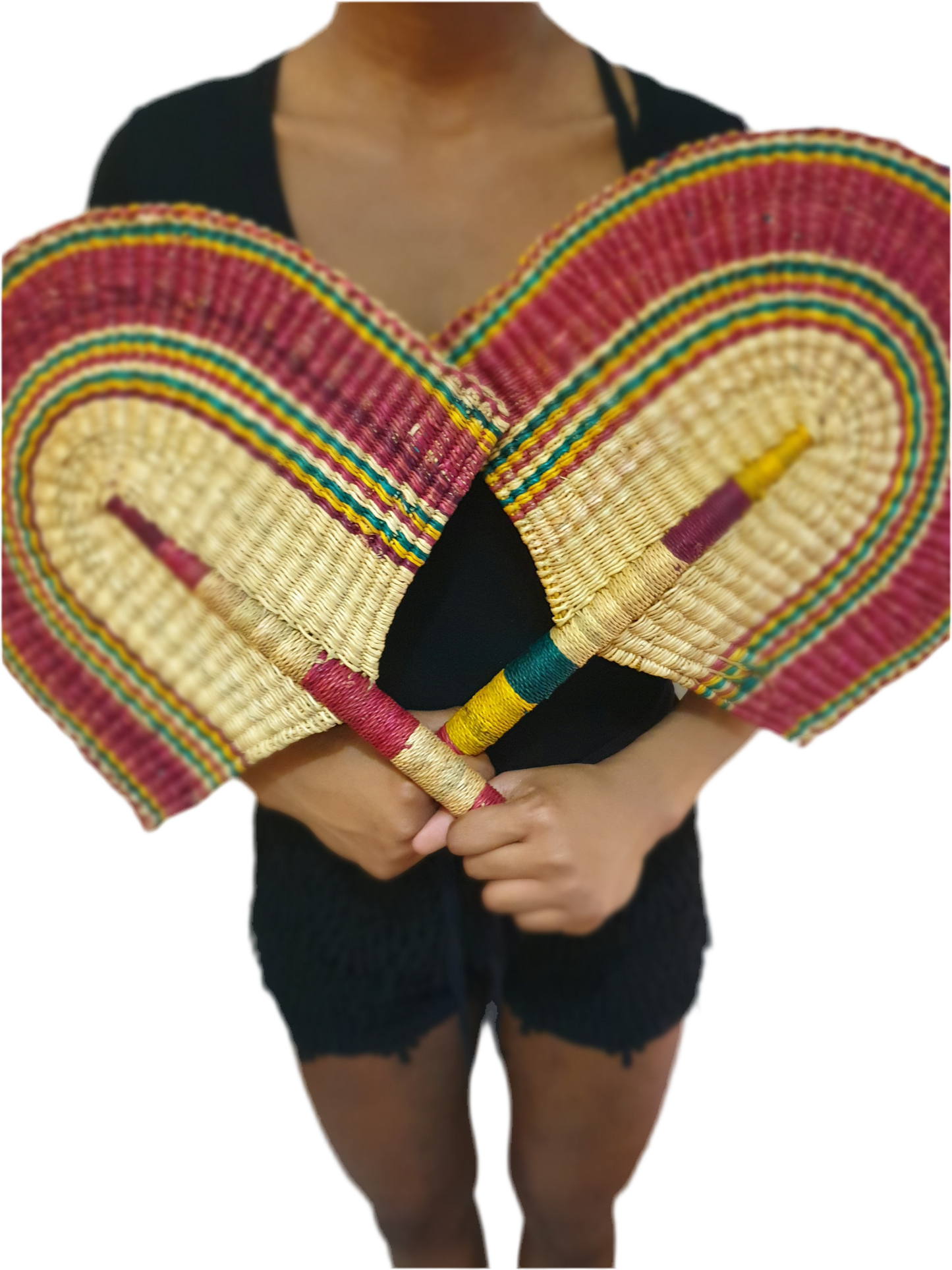 Bolga fan, hand fan, African fan, Ghanaian fan