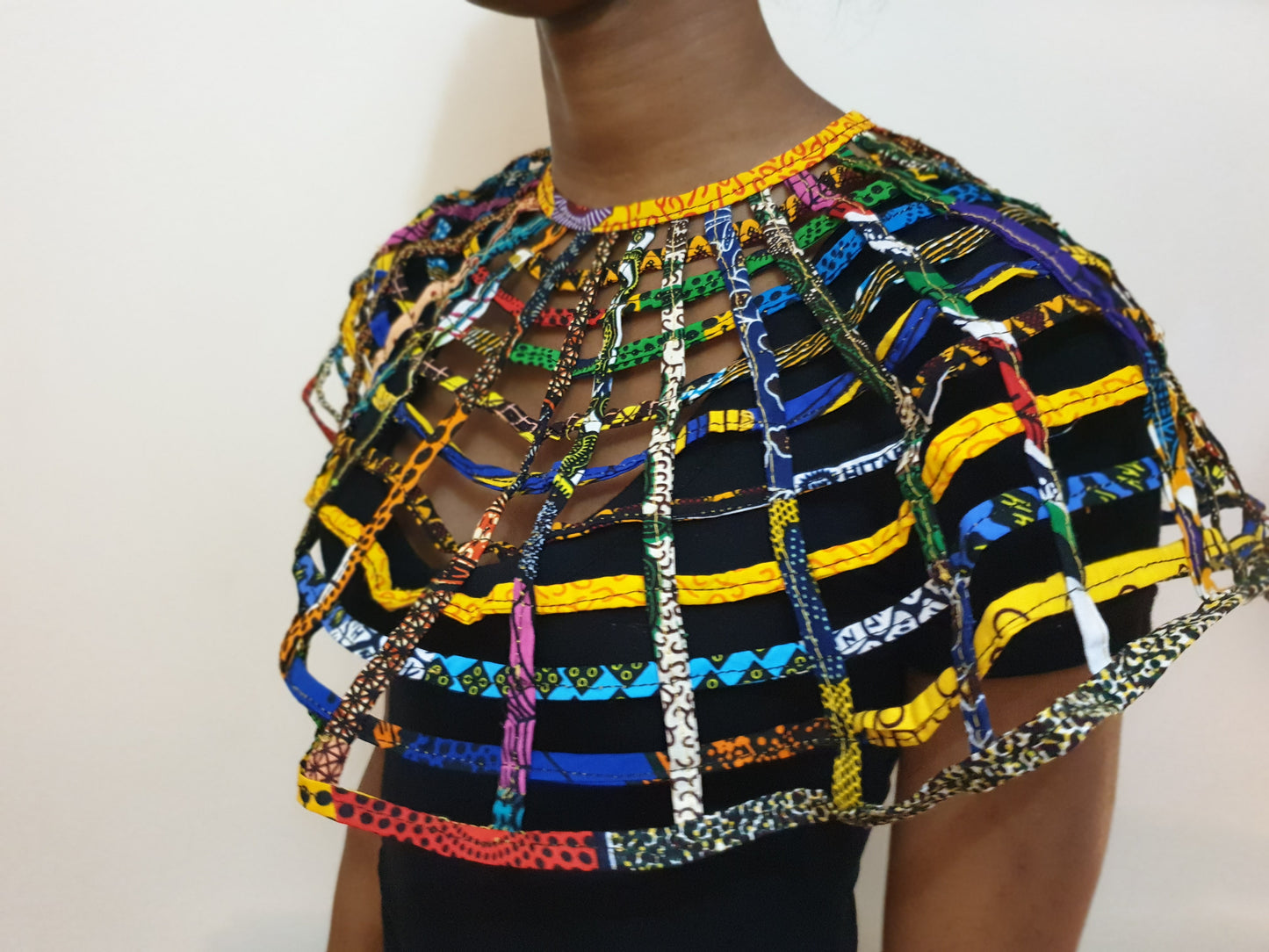Cape necklace top