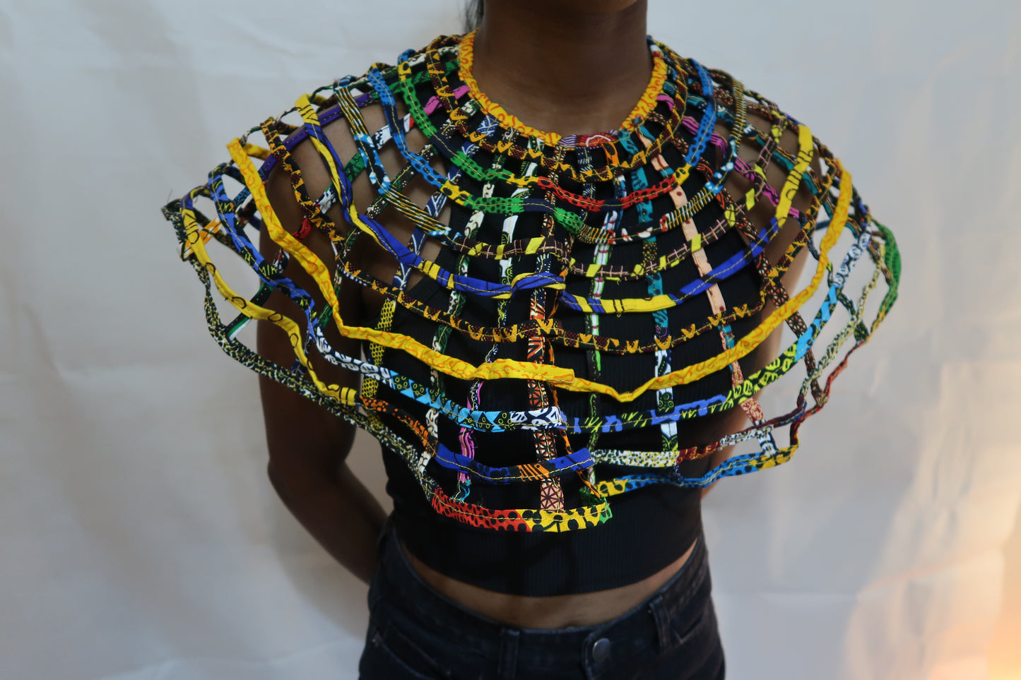 Cape necklace top