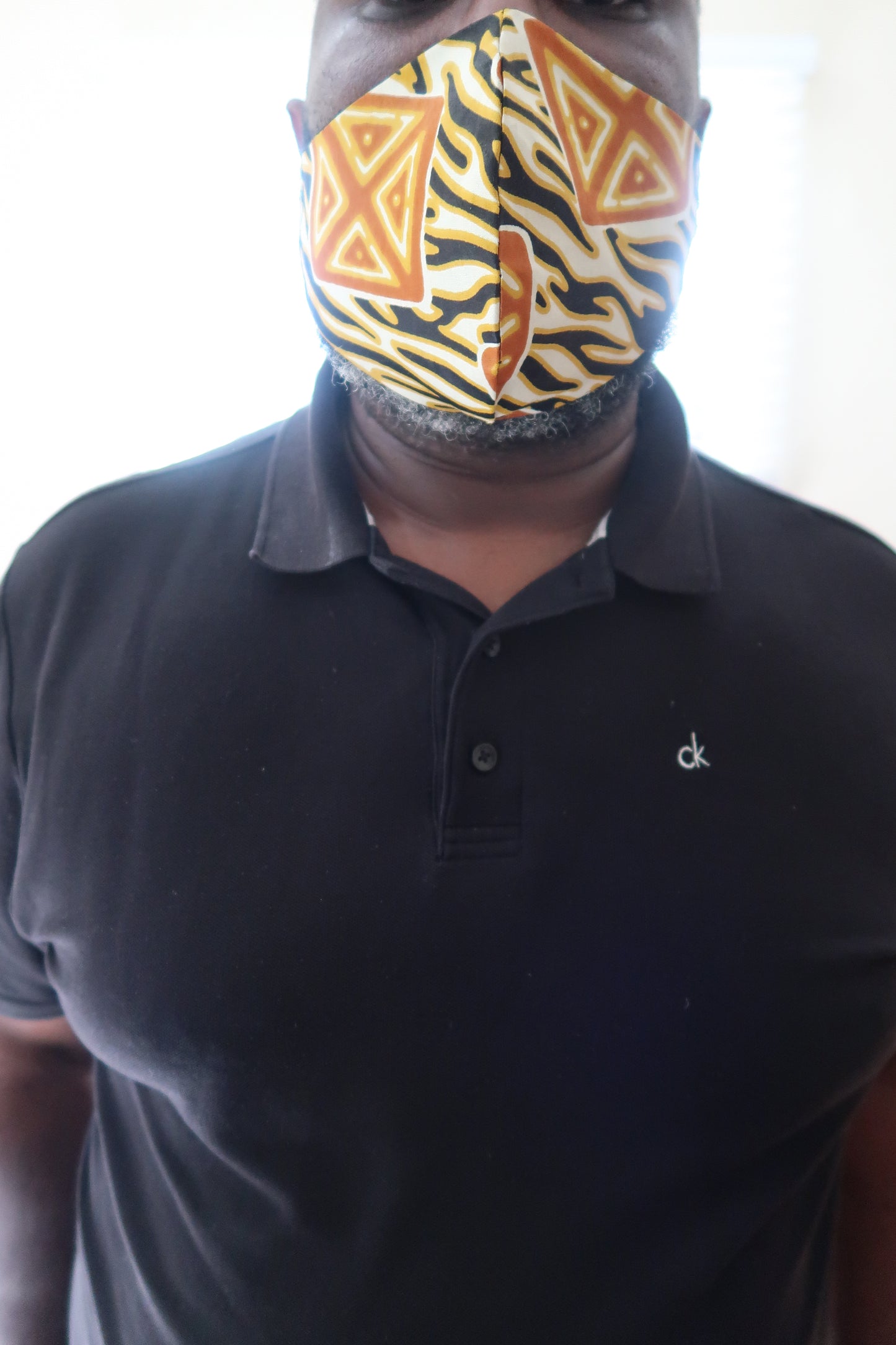Cotton face mask - African fabric