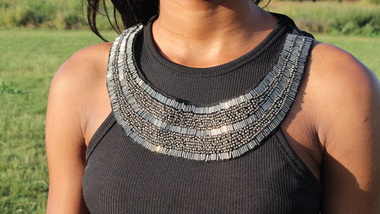 Bib statement necklace