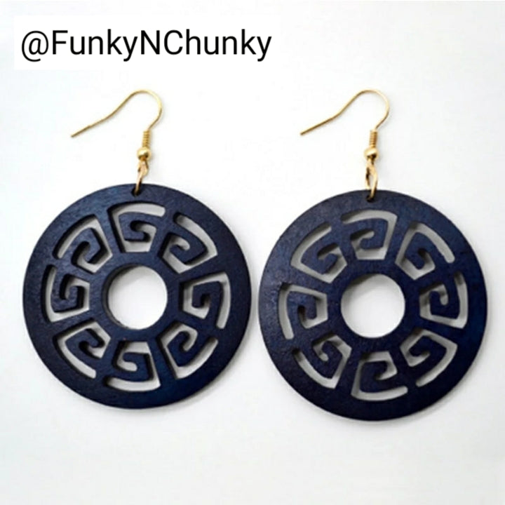 Wooden earrings