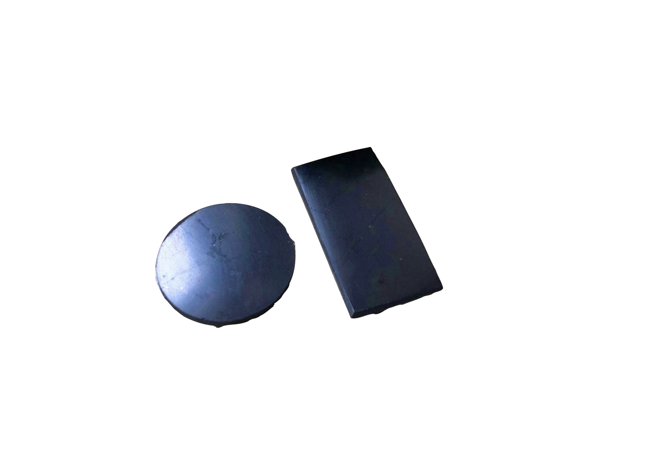 Polished Shungite Plates for Phone / rectangle tile