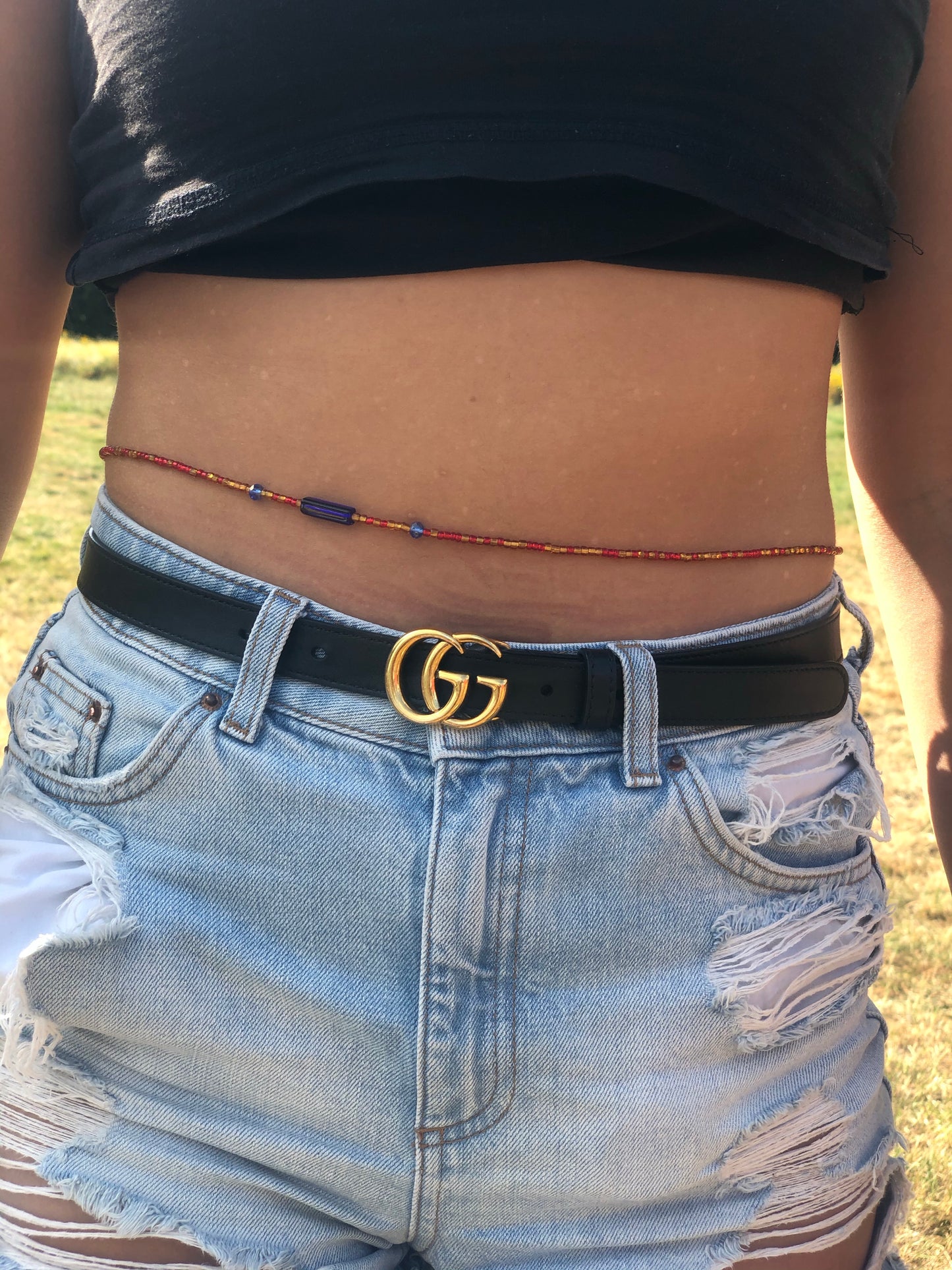 Waist beads x 1 - colour varies