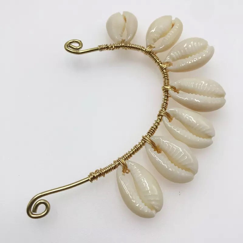 Cowrie Ear cuff