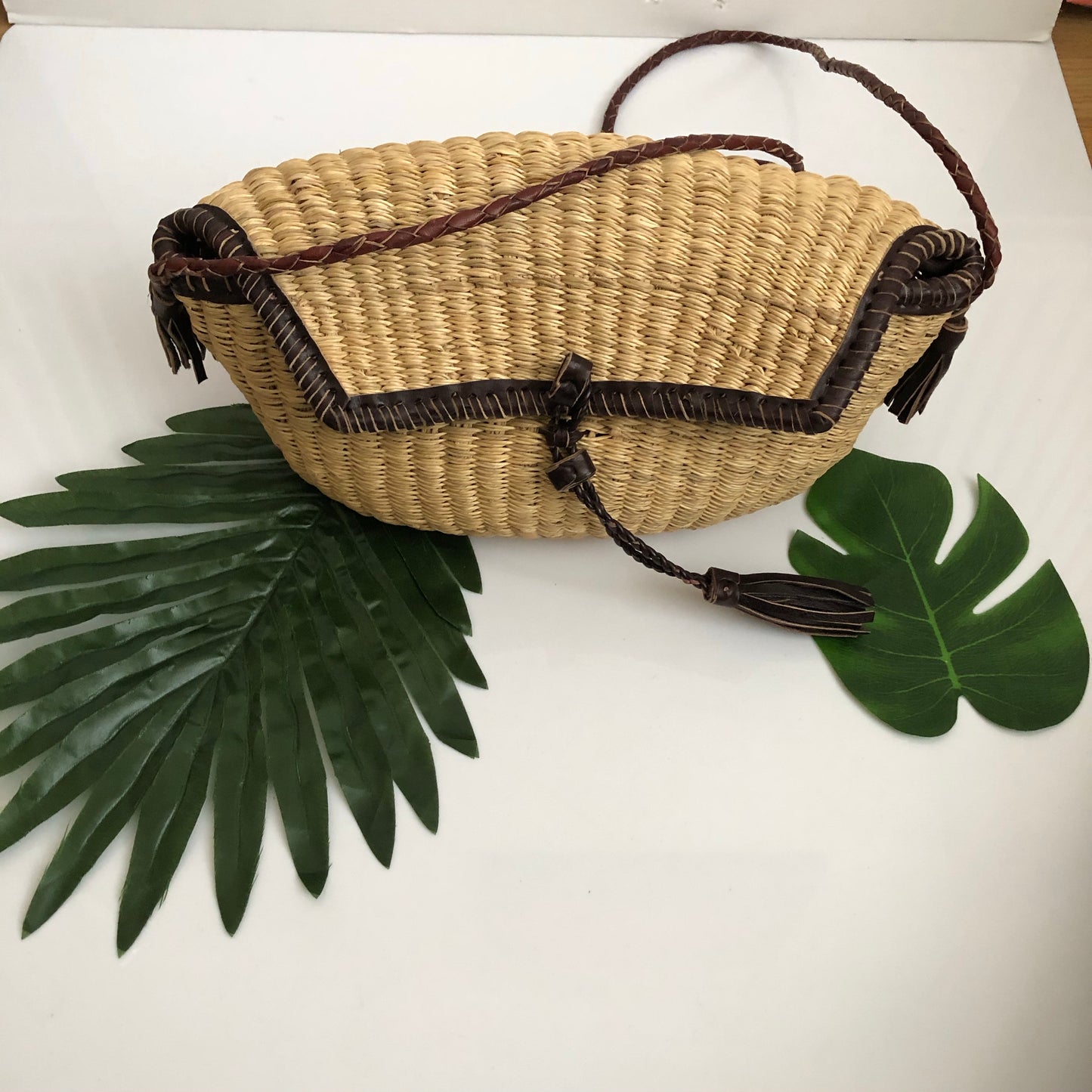 Straw handbag