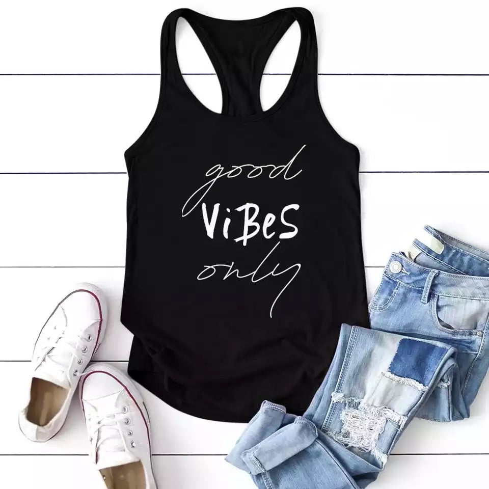 Good Vibes Only Vest Top