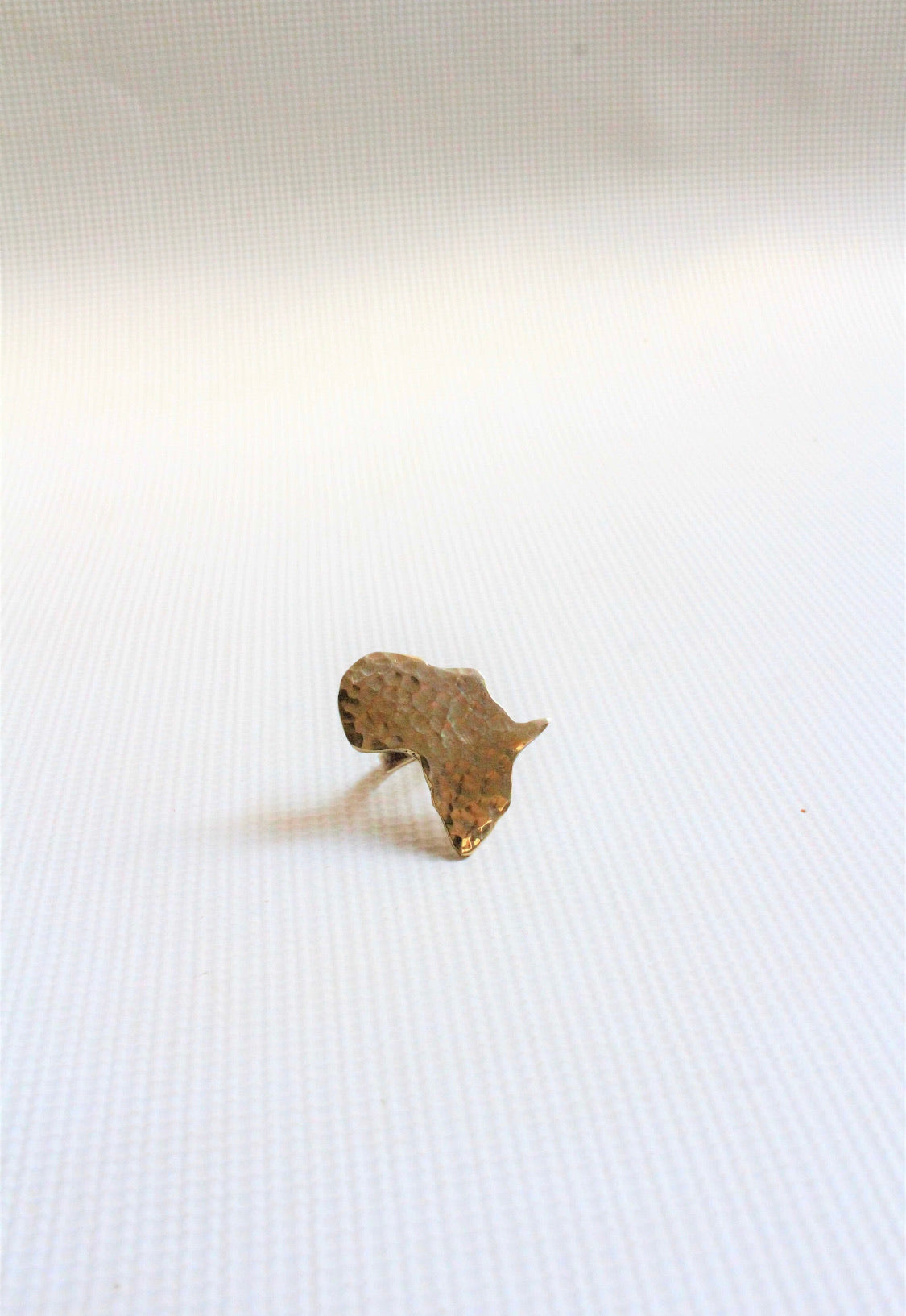 Brass Africa Ring unisex and adjustable - Medium