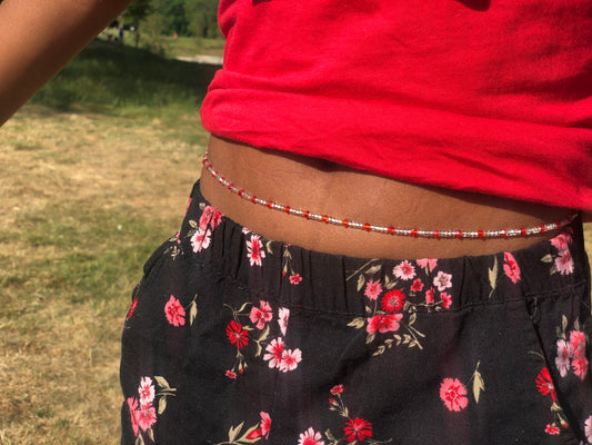 Waist beads x 1 - colour varies