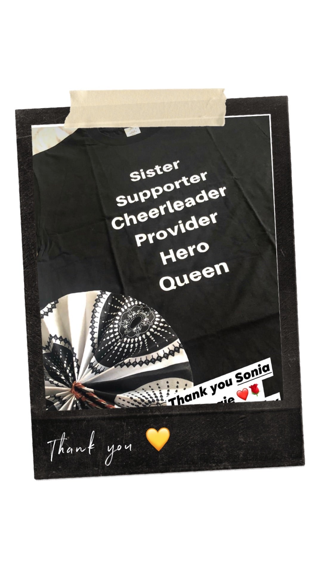 Sister. Cheerleader. Provider. Supporter. Queen - T-Shirt