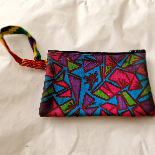 Small african print purse