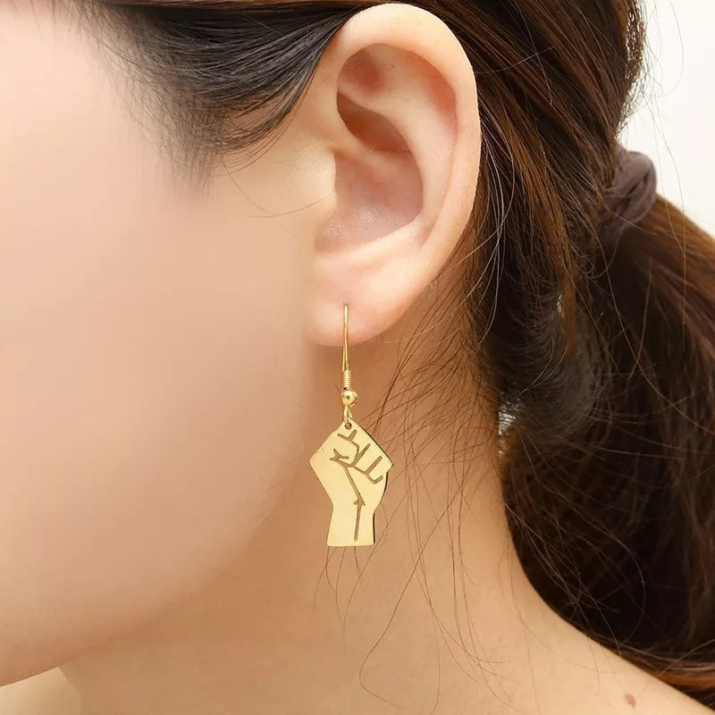 Unity - Fist Earrings Unity and Power Earrings
