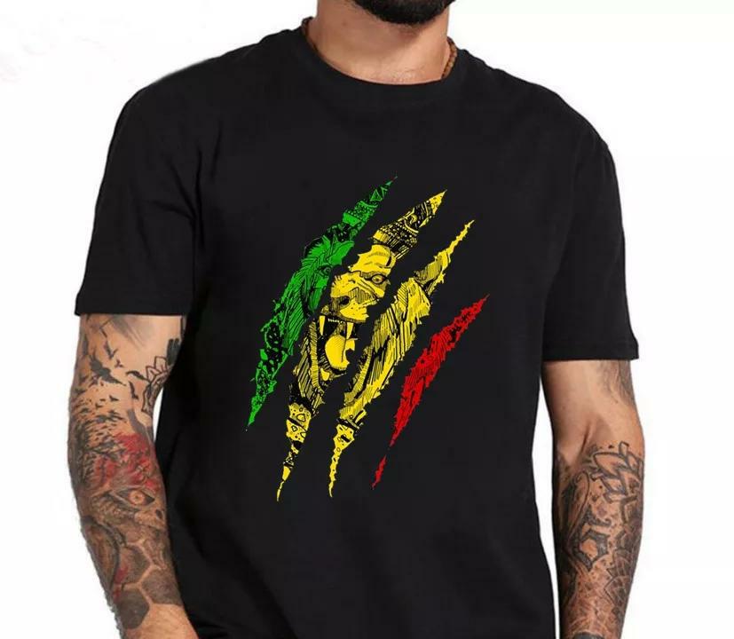 Rasta - Lion of Judah King -  Jamaica t-shirt