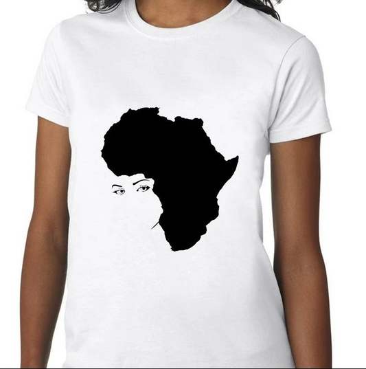 Africa afro t-shirt