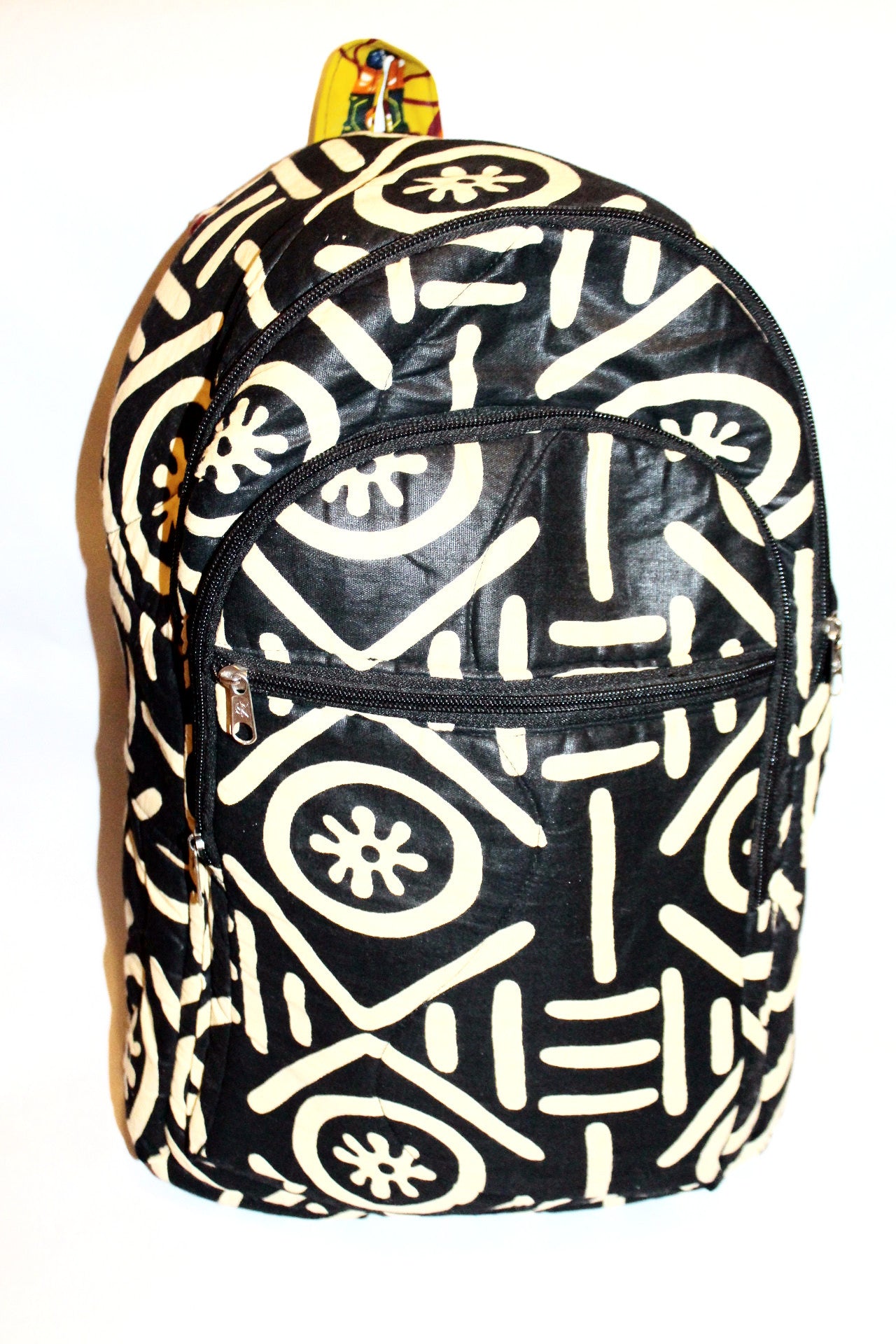 Adinkra african print backpack