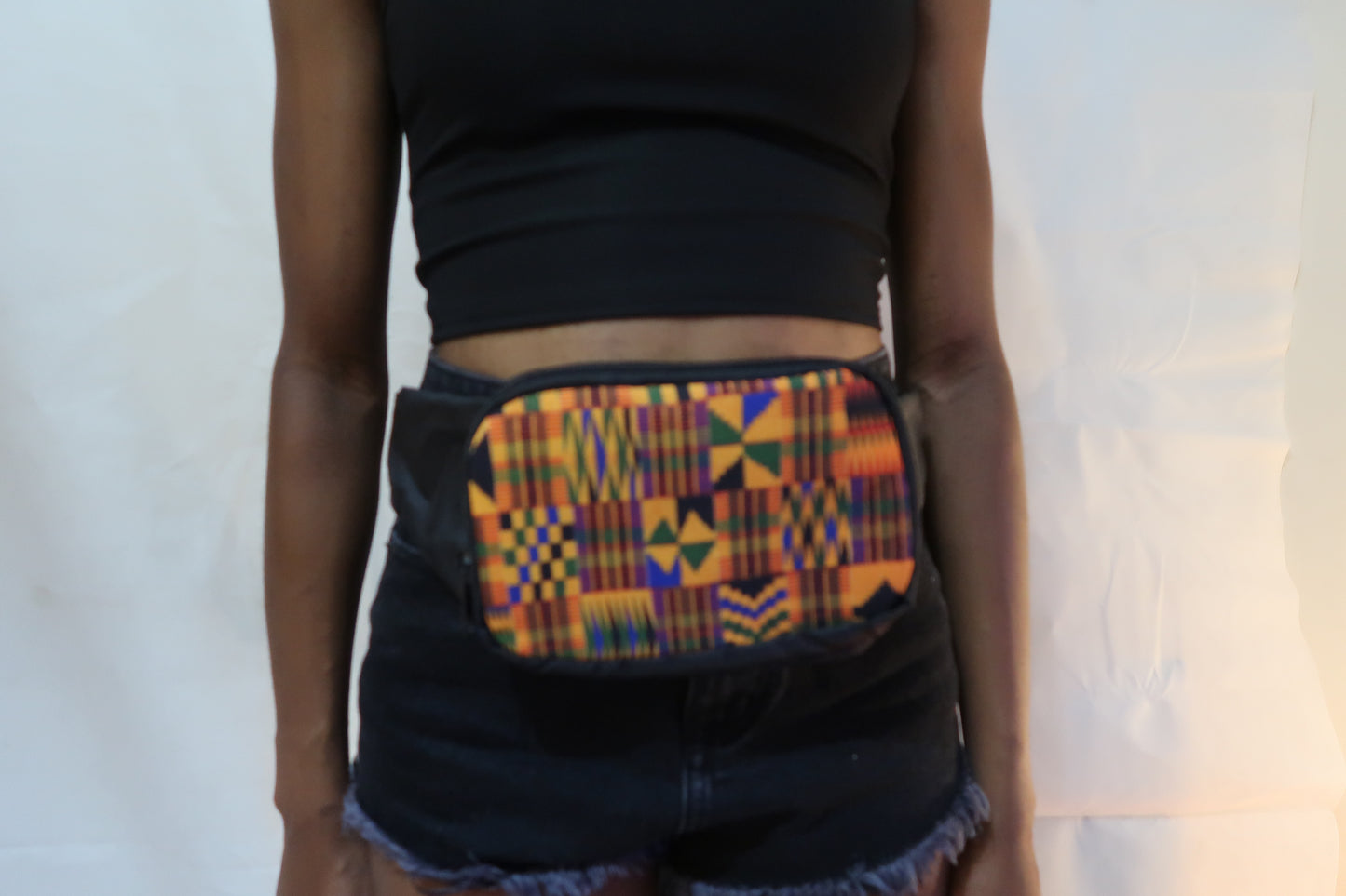 African fabric Waist bag