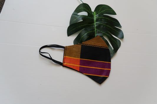 Cotton kente face mask - 2