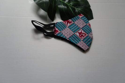 Cotton face mask - African fabric