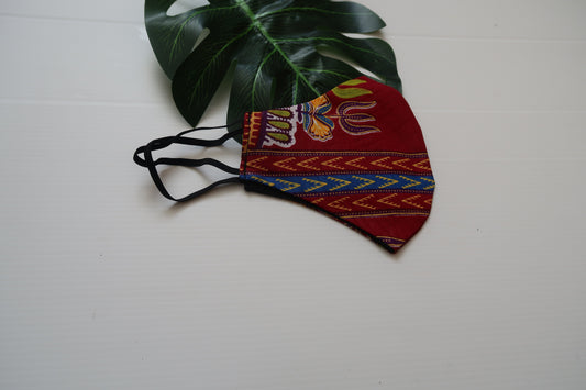 Cotton kente face mask - 6