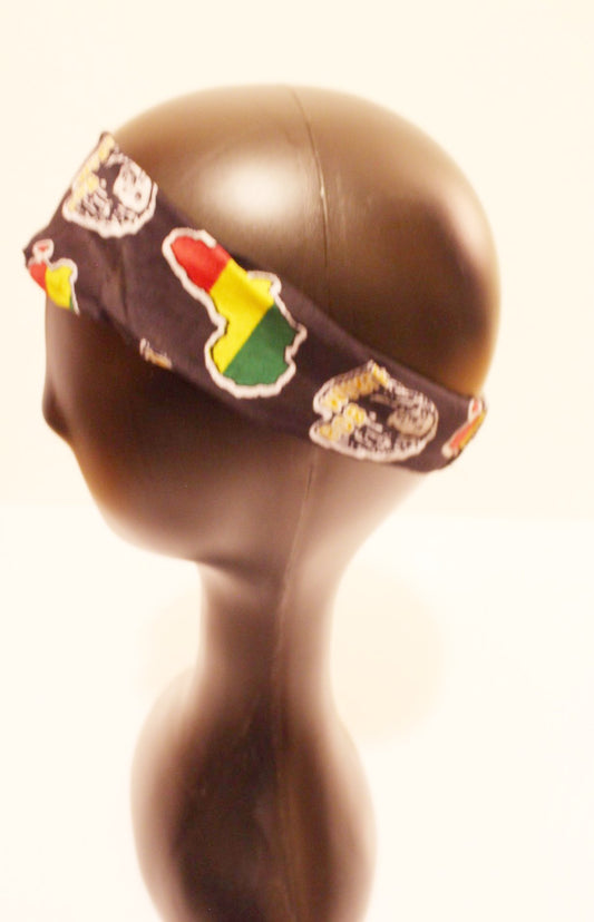 African print headband