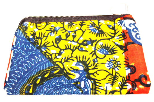 Small african print purse