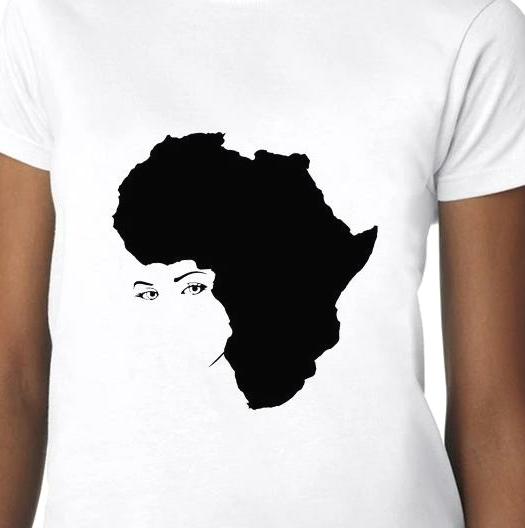 Africa afro t-shirt