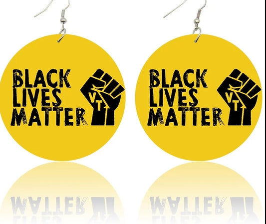 Black Lives Matter - earrings