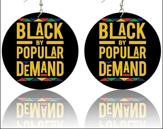 Black by popular demand - earrings