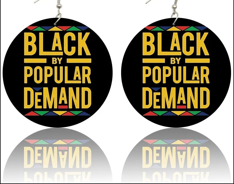 Black by popular demand - earrings