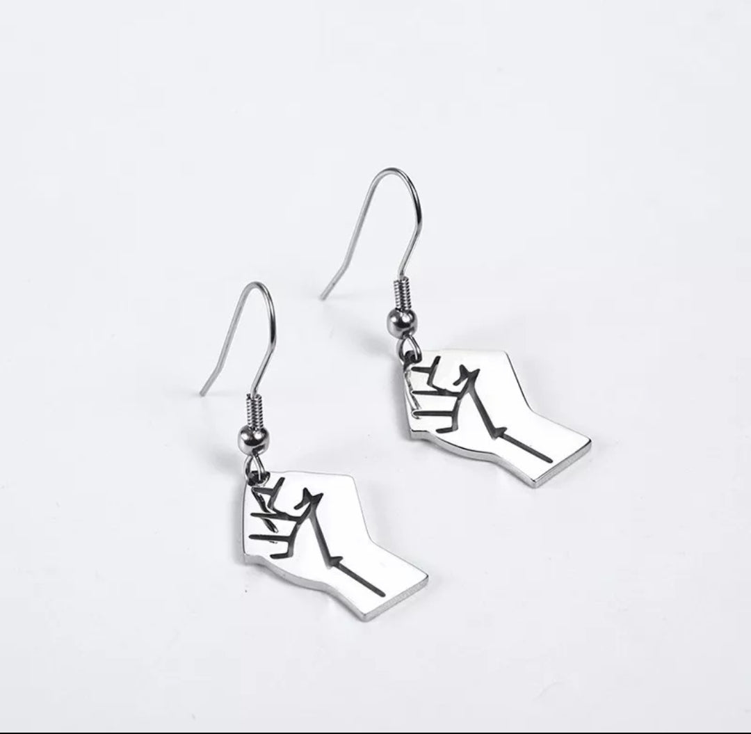 Unity - Fist Earrings Unity and Power Earrings