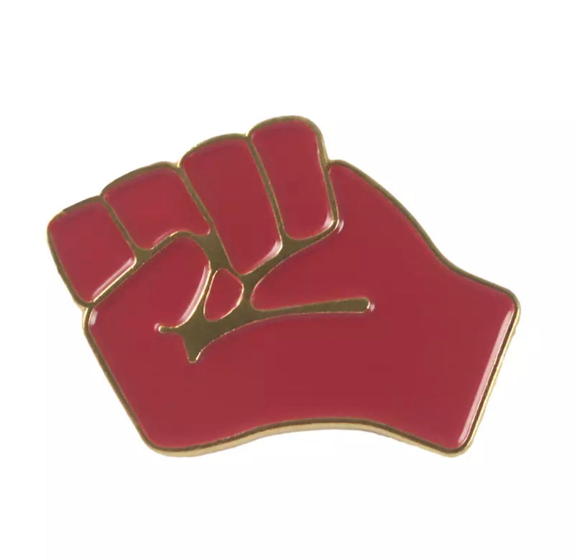 Raised Fist of Solidarity - unity Enamel pin brooch
