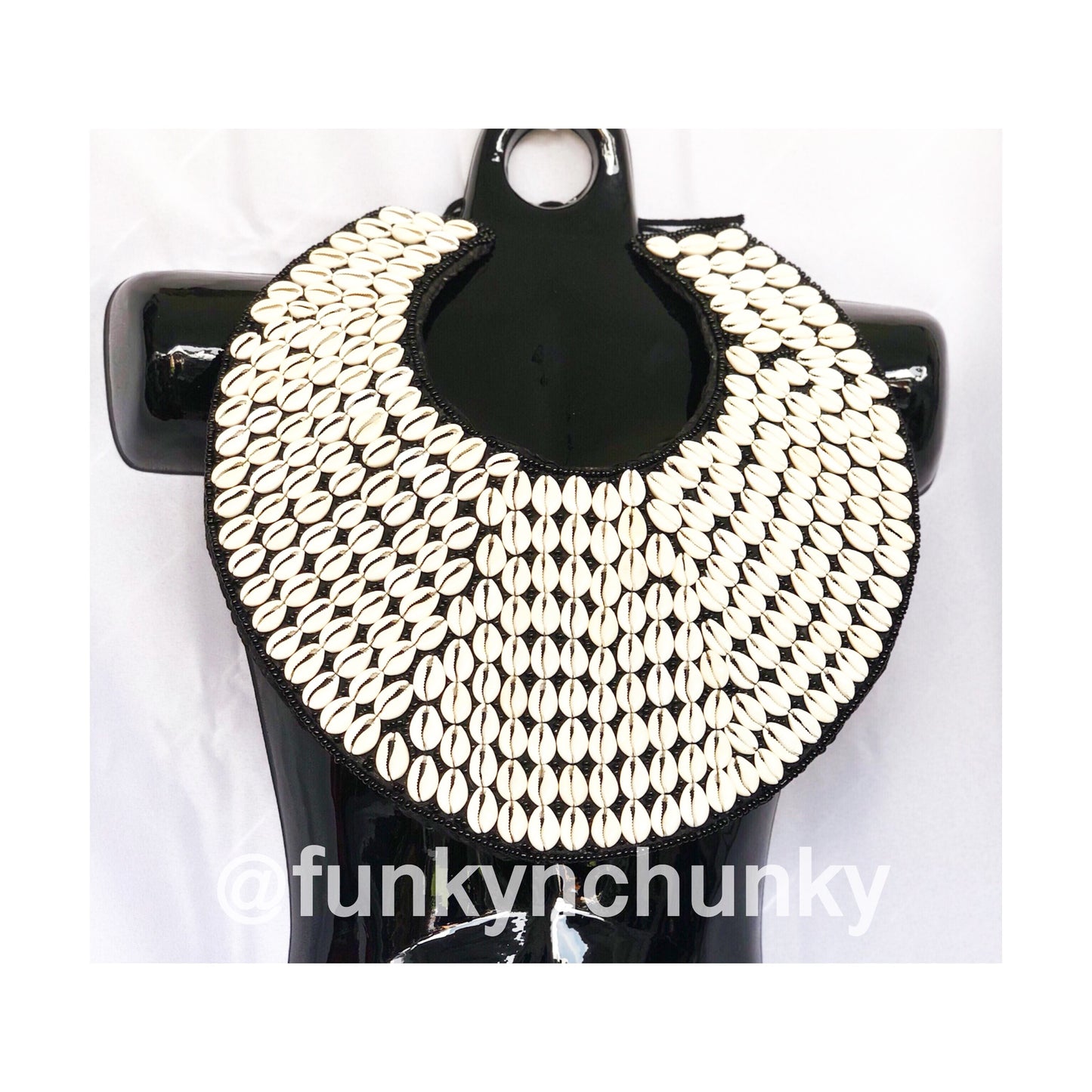 Cowrie Large Choker statement necklace
