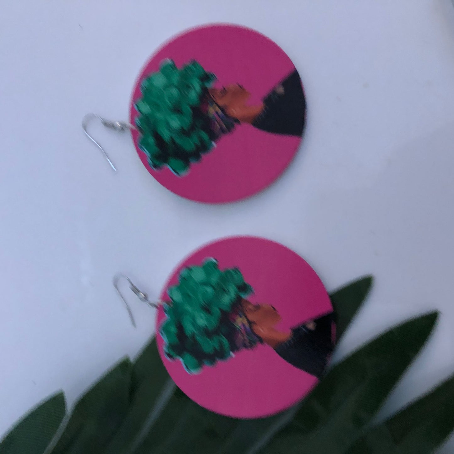 Afro hair earrings