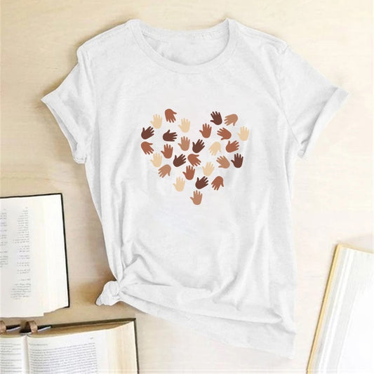 Heart of Hands Print - T-Shirt