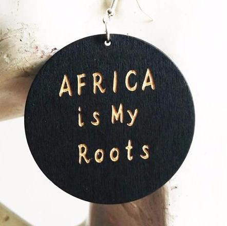 Africa is my roots earrings