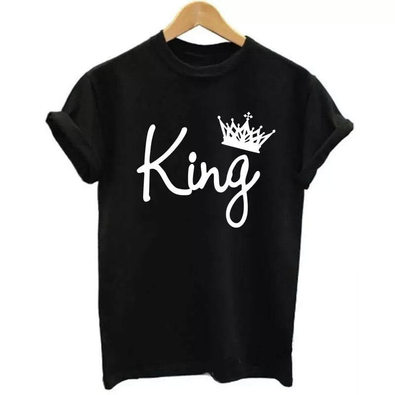 King Crown Print T Shirt