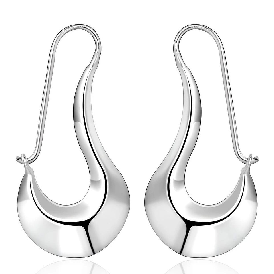 Lureme 925 Silver Earrings - Dangle Drop