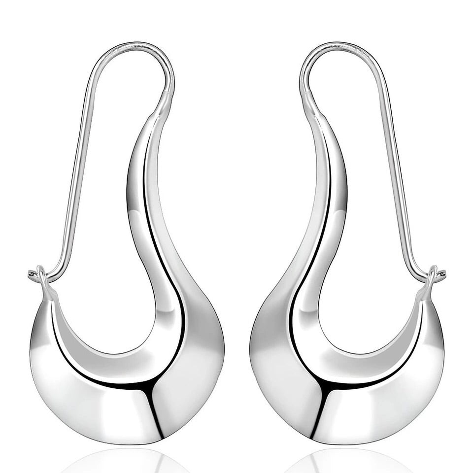 Lureme 925 Silver Earrings - Dangle Drop