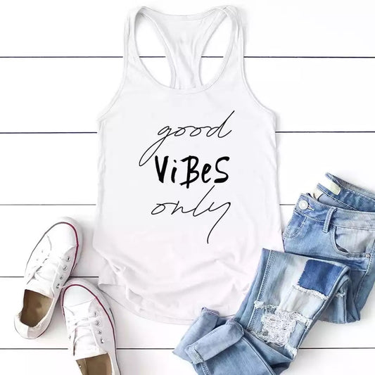 Good Vibes Only Vest Top