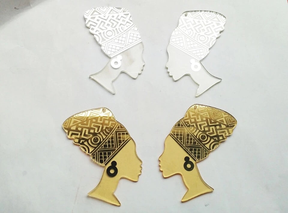 Queen Nefertiti earrings