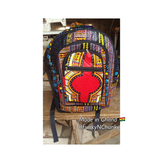 Dashiki print backpack