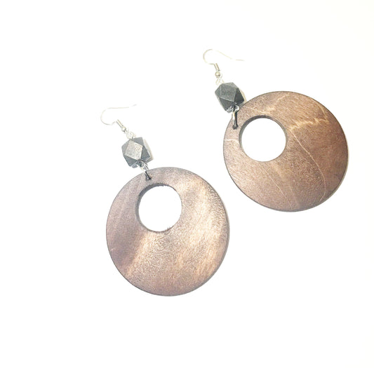 Modern Wooden Earrings