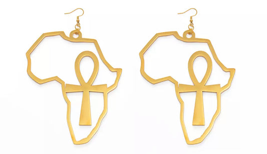 Big Ankh Earrings - 11cm