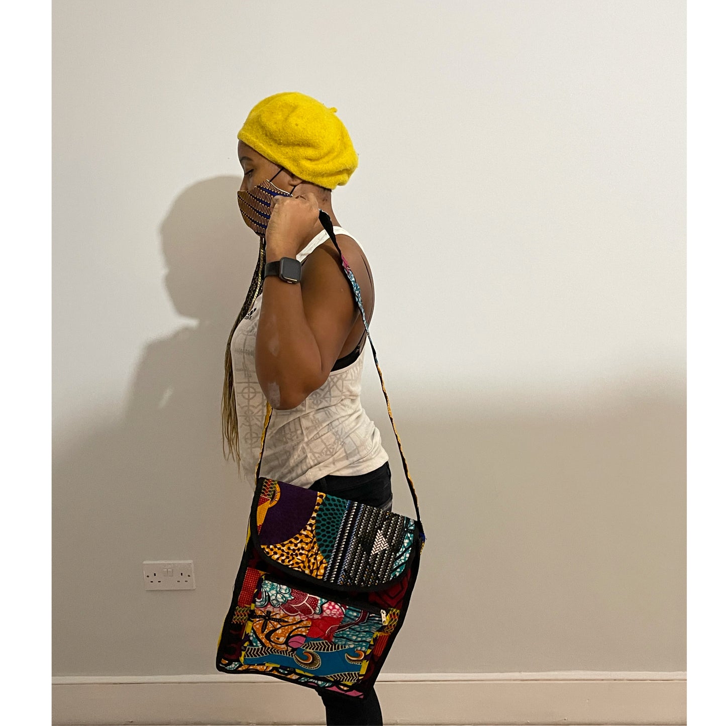 Messenger bag - African fabric bag