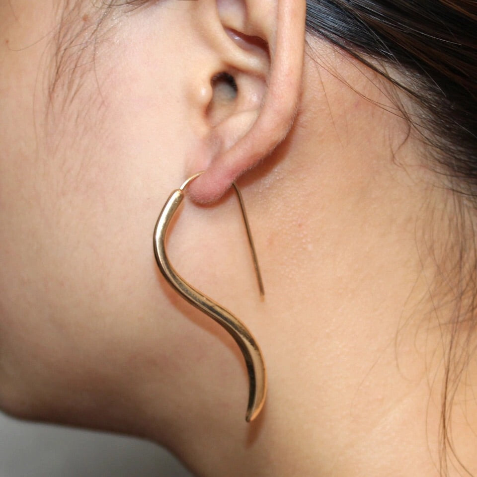 Trusta Gold Simple Hoop Earrings