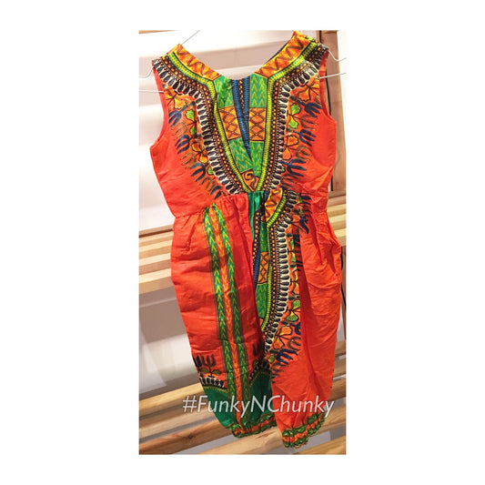 Dashiki children's jumpsuit - Age 6