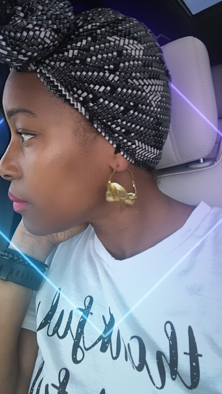 Brass - Fulani earrings 1.5 inch