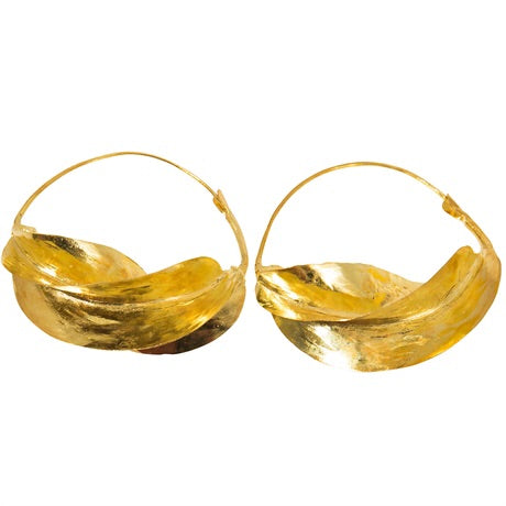 Brass Fulani earrings 2.5 inch